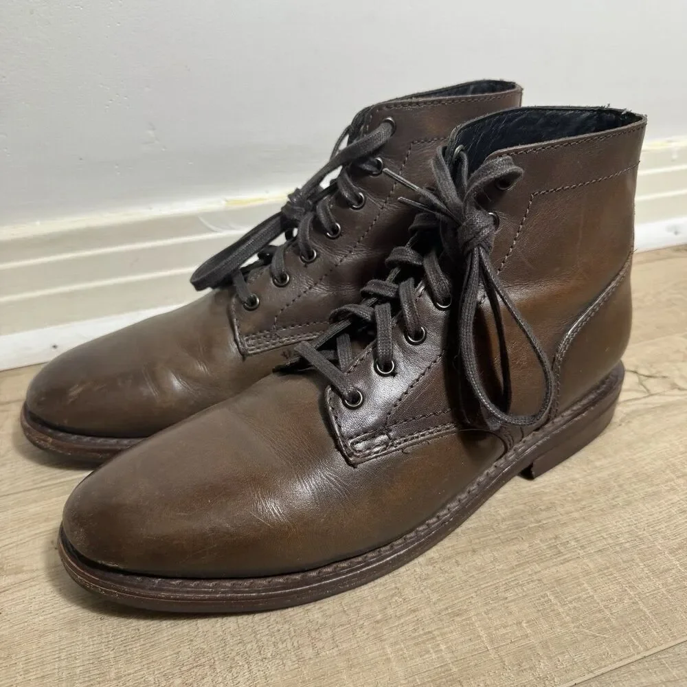Thursday Boot Company Mens 8 Everyday President Anejo Leather Brown Lace Up Boot